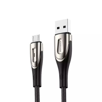 Joyroom S-M41 Regular USB 2.0 to micro USB Cable 2m - Μαύρο κατάλληλο για φόρτιση και μεταφορά δεδομένων