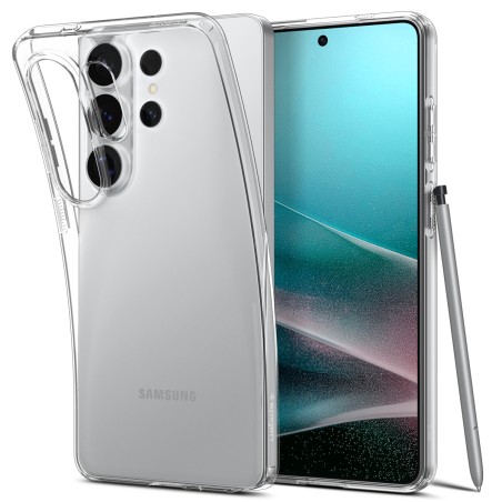 Spigen Liquid Crystal Back Cover για Samsung Galaxy S26 Ultra 5G - Διάφανο εφαρμοσμένη σε συσκευή συμβατή με s pen