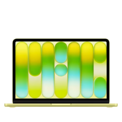 Apple MacBook Neo 13" Retina Display (A18 Pro/8GB/512GB SSD) - Citrus με ενεργή οθόνη και πληκτρολόγιο