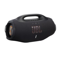 JBL Boombox 4 Αδιάβροχο Ηχείο Bluetooth - Μαύρο μπροστά πλευρική όψη