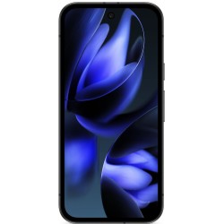 Google Pixel 9a 5G 8GB/128GB - Obsidian μπροστά όψη με ενεργή οθόνη