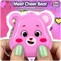 ThumbsUp! - Care Bears Digital Pet Cheer Bear Καταπληκτικό ρετρό ηλεκτρονικό παιχνίδι κατοικίδιο σε σχήμα μπρελόκ