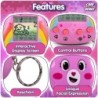 ThumbsUp! - Care Bears Digital Pet Cheer Bear Καταπληκτικό ρετρό ηλεκτρονικό παιχνίδι κατοικίδιο σε σχήμα μπρελόκ