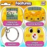 ThumbsUp! - Care Bears Digital Pet Funshine Bear Καταπληκτικό ρετρό ηλεκτρονικό παιχνίδι κατοικίδιο σε σχήμα μπρελόκ