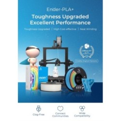 Creality EN-PLA+ Blue Ender 3D Printer Filament Strength 34MPA Bend 77MPa 1 kg Spool1.75