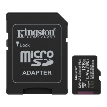 Κάρτα Μνήμης MicroSDXC Kingston Canvas Select Plus 128GB + SD Adapter SDCS3 μπροστινή όψη