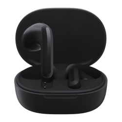 Xiaomi Redmi Buds 4 Lite Bluetooth Ακουστικά με Θήκη Φόρτισης - Μαύρο ακουστικά σε ανοιχτή θήκη