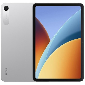 Xiaomi Redmi Pad 2 9.7" - Silver μπρος και πίσω όψεις με ενεργή οθόνη και κάμερα