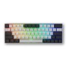 Spartan Gear Pegasus 2 Ασύρματο Gaming Μηχανικό Πληκτρολόγιο 65% με RGB φωτισμό US - White/Grey