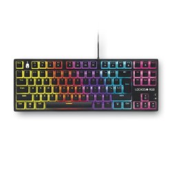 Spartan Gear Lochos 2 Gaming Μηχανικό Πληκτρολόγιο Tenkeyless με RGB φωτισμό US - Μαύρο