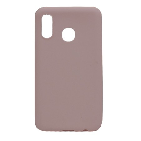 Θήκη σιλικόνης TPU Ultra Slim 0.3mm soft mat για Samsung A20e - Μπεζ