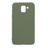 Θήκη σιλικόνης TPU Ultra Slim 0.3mm soft mat για Samsung J6 2018 - χακί Θήκη σιλικόνης TPU Ultra Slim 0.3mm soft mat για Samsung J6 2018 - χακί