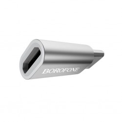 Αντάπτορας Borofone BV4 Micro Usb σε Type-C - ασημί