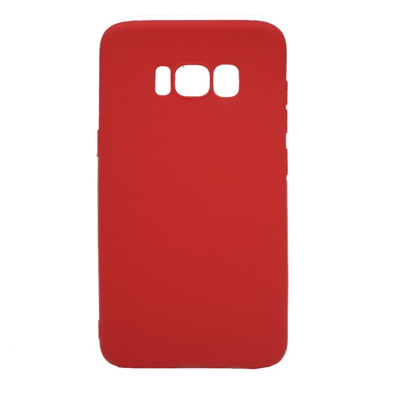 Θήκη σιλικόνης TPU Ultra Slim 0.3mm soft mat για Samsung S8 - κόκκινο