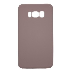 Θήκη σιλικόνης TPU Ultra Slim 0.3mm soft mat για Samsung S8 - απαλό ροζ