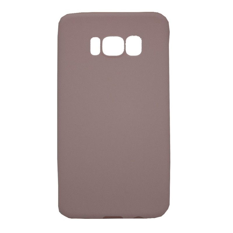 Θήκη σιλικόνης TPU Ultra Slim 0.3mm soft mat για Samsung S8 - απαλό ροζ