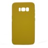 Θήκη σιλικόνης TPU Ultra Slim 0.3mm soft mat για Samsung S8 - κίτρινο