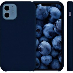 Θήκη σιλικόνης TPU Ultra Slim 0.3mm soft mat  για iPhone 12 / 12 Pro - σκούρο μπλέ