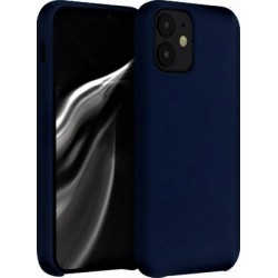 Θήκη σιλικόνης TPU Ultra Slim 0.3mm soft mat  για iPhone 12 / 12 Pro - σκούρο μπλέ