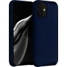 Θήκη σιλικόνης TPU Ultra Slim 0.3mm soft mat  για iPhone 12 / 12 Pro - σκούρο μπλέ