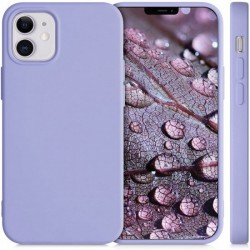 Θήκη σιλικόνης TPU Ultra Slim 0.3mm soft mat για iPhone 12 / 12 Pro - λεβάντα