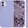 Θήκη σιλικόνης TPU Ultra Slim 0.3mm soft mat για iPhone 12 / 12 Pro - λεβάντα