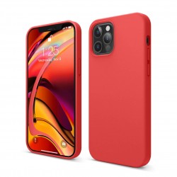 Θήκη σιλικόνης TPU Ultra Slim 0.3mm soft mat  για iPhone 12 / 12 Pro - κόκκινο
