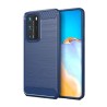 Θήκη Carbon Flexible TPU για Huawei P40 - Μπλε