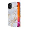Θήκη Kingxbar Marble για iPhone 12/12 Pro - Λευκό