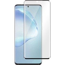 3D Tempered Glass Full Cover & Full Glue  για Samsung S20+ - μαύρο
