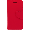 Θήκη flip με υποδοχή καρτών και δυνατότητα STAND για Samsung S21 Ultra - κόκκινο