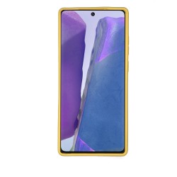 Θήκη Silky And Soft για Samsung Note 20 - κίτρινο