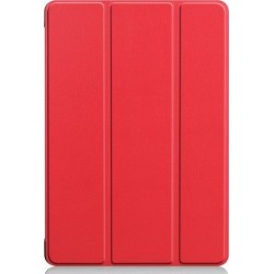 Θήκη iPad Trifold Smart View και πίσω TPU για Apple iPad Air 2020 / 2022 - κόκκινο