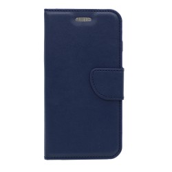 Θήκη flip με υποδοχή καρτών και δυνατότητα STAND για Apple iPhone 12 / 12 Pro - σκούρο μπλε