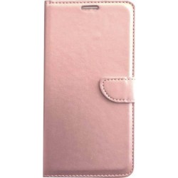Θήκη flip με υποδοχή καρτών και δυνατότητα STAND για Apple iPhone 11 - ροζ χρυσό