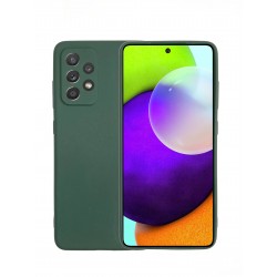 Θήκη σιλικόνης TPU Ultra Slim 0.3mm soft mat για Samsung Galaxy A52 / A52s / A52 5G - σκούρο πράσινο