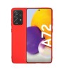 Θήκη σιλικόνης TPU Ultra Slim 0.3mm soft mat για Samsung Galaxy A72 - Κόκκινο