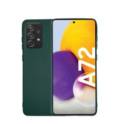 Θήκη σιλικόνης TPU Ultra Slim 0.3mm soft mat για Samsung Galaxy A72 - Σκούρο πράσινο