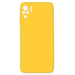 Θήκη Silky And Soft για Xiaomi Redmi Note 10 / 10S - Κίτρινο