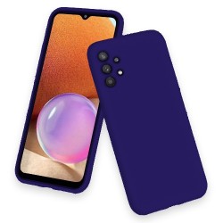 Θήκη Silky And Soft για Samsung Galaxy A32 4G - Σκούρο Μπλε (Glossy)