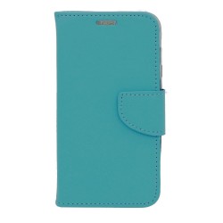 Θήκη flip με υποδοχή καρτών και δυνατότητα STAND για Xiaomi Redmi Note 10 Pro - Τιρκουάζ