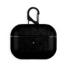 Θήκη Δερματίνης με γάντζο για Apple Airpods Pro - Μαύρο