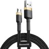 Baseus Cafule Braided Καλώδιο USB σε Lightning (0.5m) - Χρυσό Baseus Cafule Braided Καλώδιο USB σε Lightning (0.5m) - Χρυσό