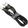 Baseus Cafule Braided Καλώδιο USB σε Lightning (0.5m) - Χρυσό