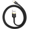 Baseus Cafule Braided Καλώδιο USB σε Lightning (0.5m) - Χρυσό