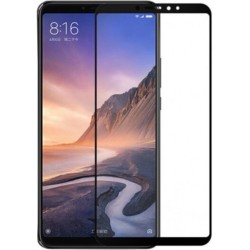 3D Tempered Glass Full Cover & Full Glue για Xiaomi Mi Max 3 - Μαύρο