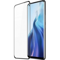 3D Tempered Glass Full Cover & Full Glue για Xiaomi Mi 11 / 11 Ultra - Μαύρο