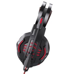 Hoco W102 Cool Tour Ενσύρματα Over Ear Gaming Ακουστικά - Κόκκινο