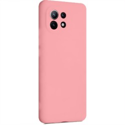 Θήκη σιλικόνης TPU Ultra Slim 0.3mm soft mat για Xiaomi Mi 11 Lite - Ροζ