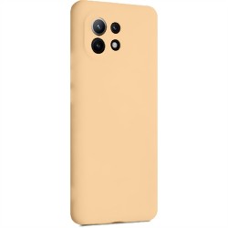 Θήκη σιλικόνης TPU Ultra Slim 0.3mm soft mat για Xiaomi Mi 11 Lite - Μπεζ